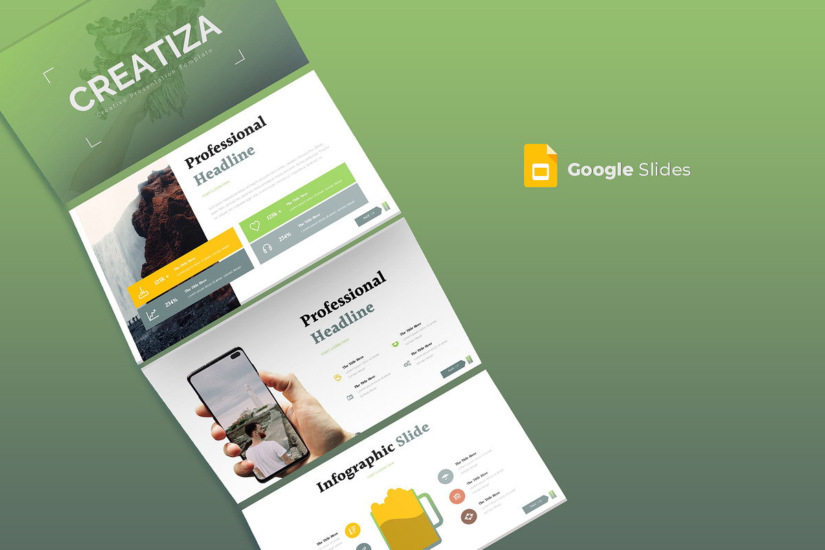 Creatiza - Google Slide Template in Google Slides Templates - product preview 8