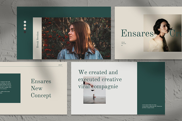 Ensares Brand Guidelines in Presentation Templates - product preview 1