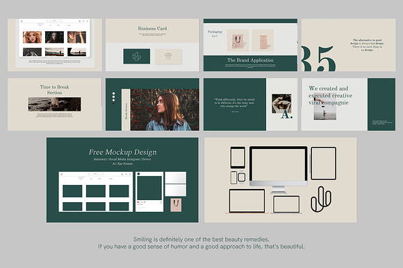 Ensares Brand Guidelines in Presentation Templates - product preview 4