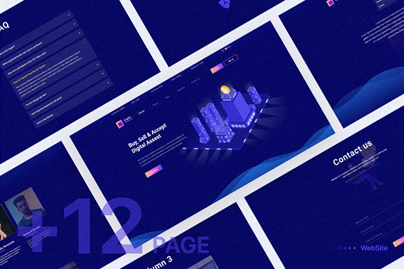 Crypto HTML Web Template in HTML/CSS Themes - product preview 4