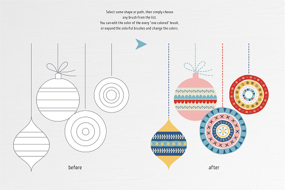 Xmas Brushes and Patterns in Add-Ons - product preview 4