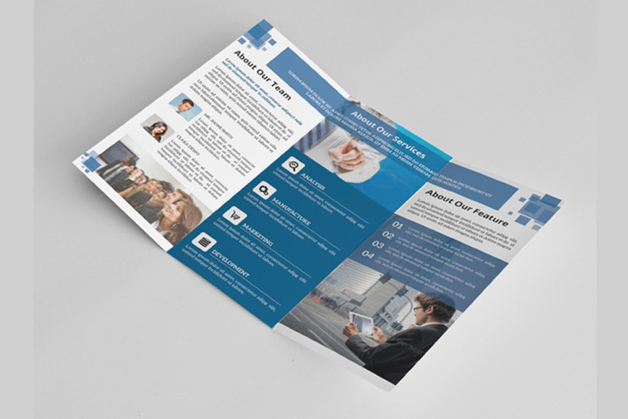 Trifold Corporate Brochure-V202 in Brochure Templates - product preview 8