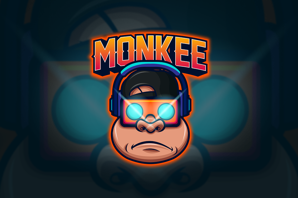 Monkey - Mascot & Esport Logo in Logo Templates - product preview 8
