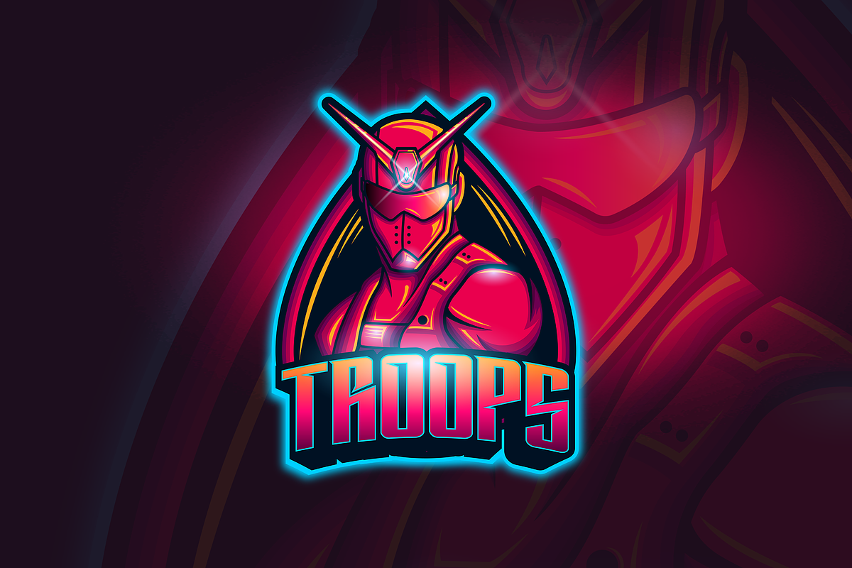 Troops - Mascot & Esport Logo in Logo Templates - product preview 8
