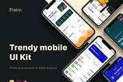 Platin mobile UI Kit