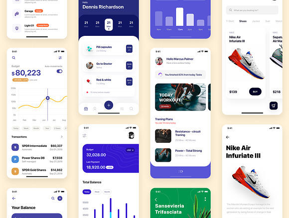 Platin mobile UI Kit in UI Kits and Libraries - product preview 2