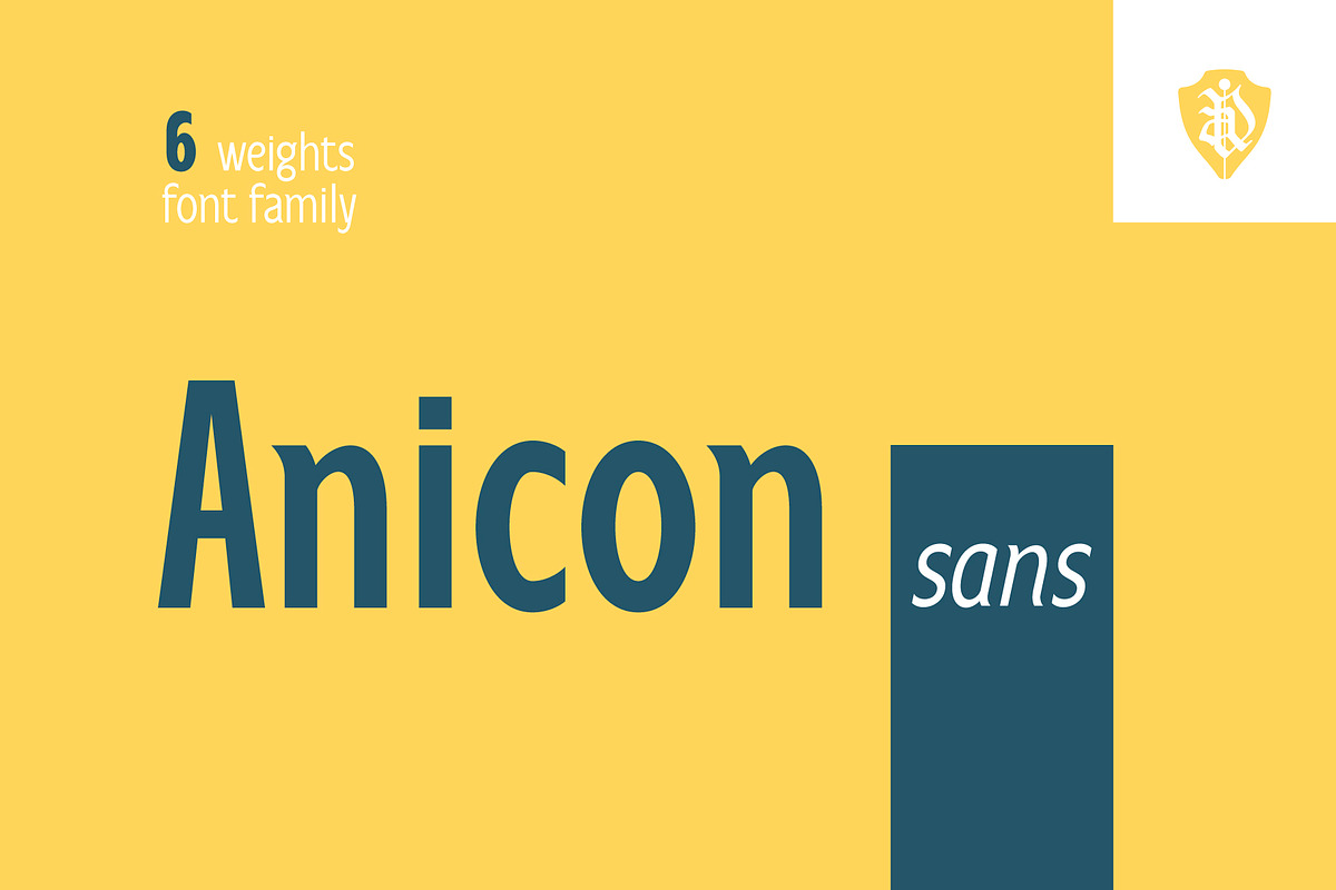 Anicon Sans in Sans-Serif Fonts - product preview 8