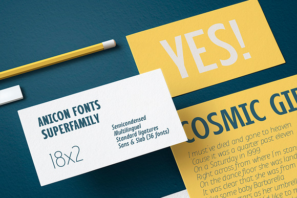 Anicon Sans in Sans-Serif Fonts - product preview 6