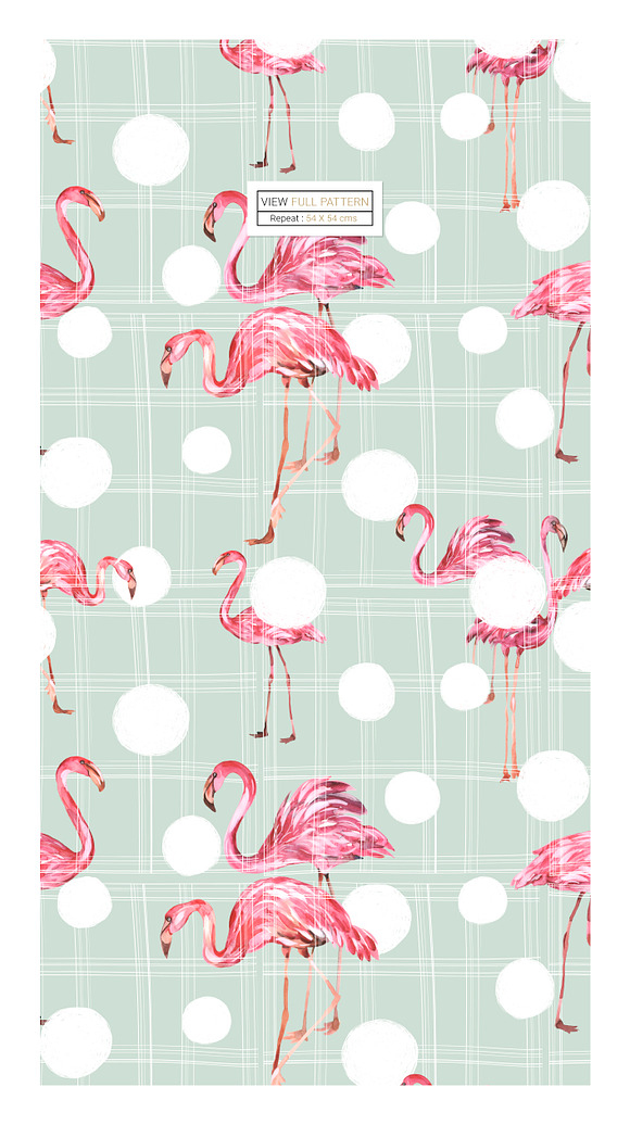 Flamingo, Patterns Set! in Patterns - product preview 7