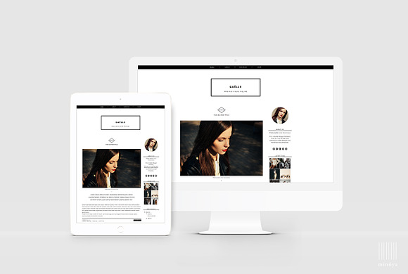 Lifestyle & Fashion Blogger Template in Themes - product preview 2