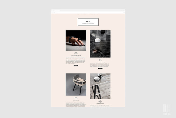Fashion + Lifestyle Blogger Template in Themes - product preview 3