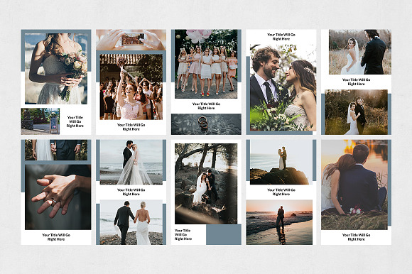 Wedding Pinterest Posts in Pinterest Templates - product preview 6