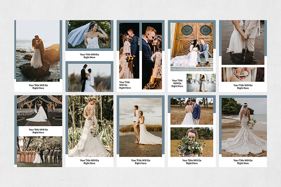 Wedding Pinterest Posts in Pinterest Templates - product preview 7