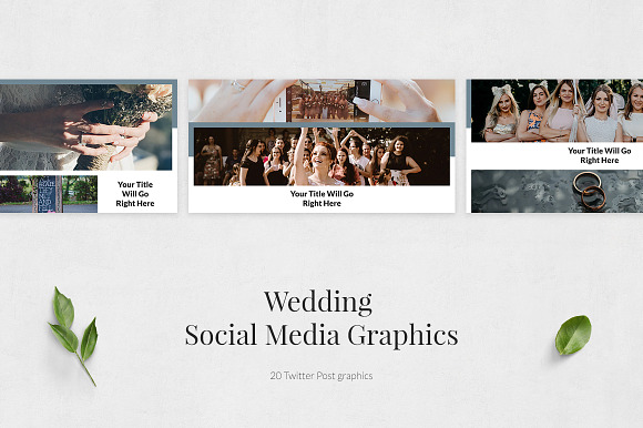 Wedding Twitter Posts in Twitter Templates - product preview 1