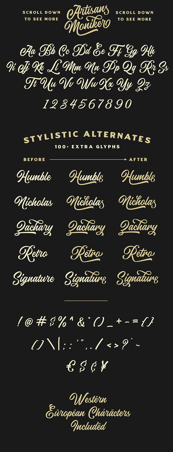 The Artisan's Moniker in Script Fonts - product preview 1