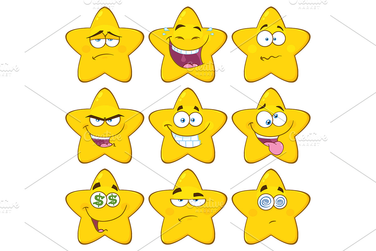 Funny Yellow Star. Collection - 2 in Illustrations - product preview 8