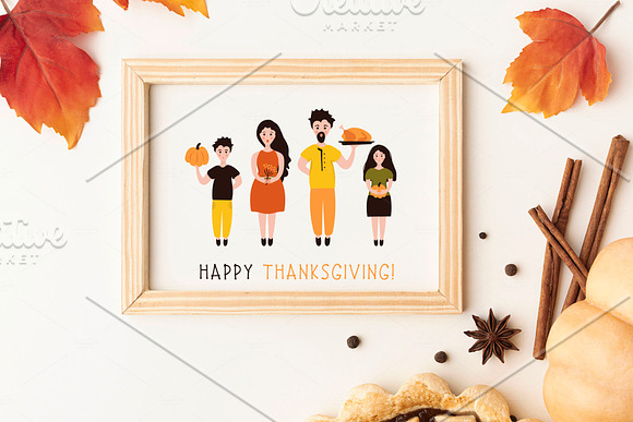 Thanksgiving Font and Graphics Pack in Display Fonts - product preview 5