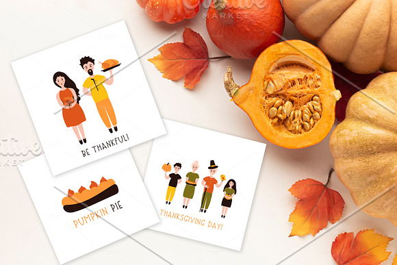 Thanksgiving Font and Graphics Pack in Display Fonts - product preview 7