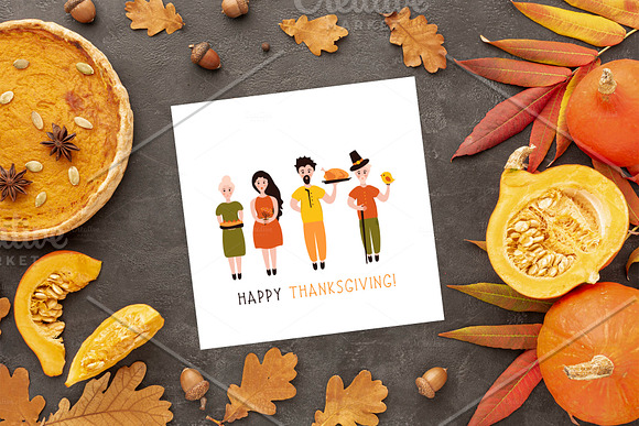 Thanksgiving Font and Graphics Pack in Display Fonts - product preview 10