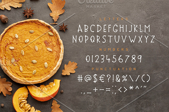 Thanksgiving Font and Graphics Pack in Display Fonts - product preview 12
