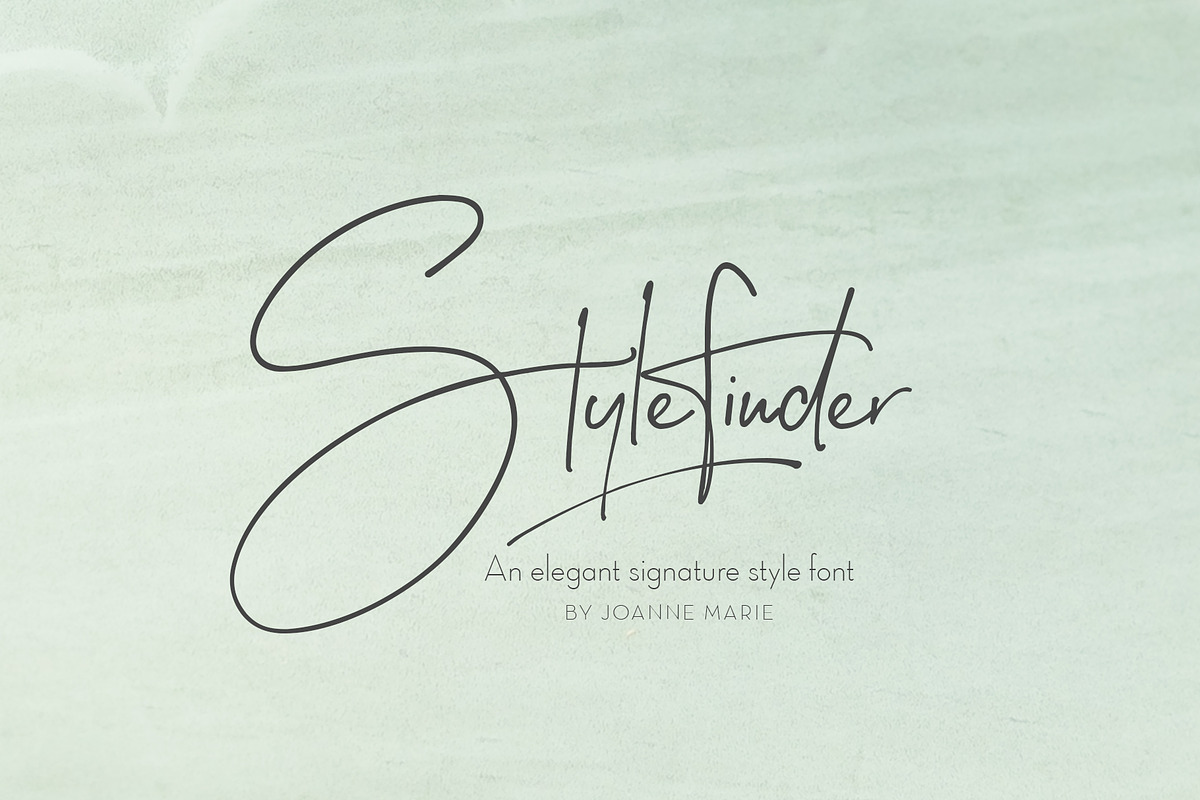 Stylefinder Modern Calligraphy Font in Script Fonts - product preview 8