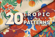 20 Seamless Tropic Patterns