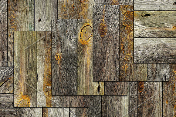 Old Dark Distressed Wood Textures in Textures - product preview 3