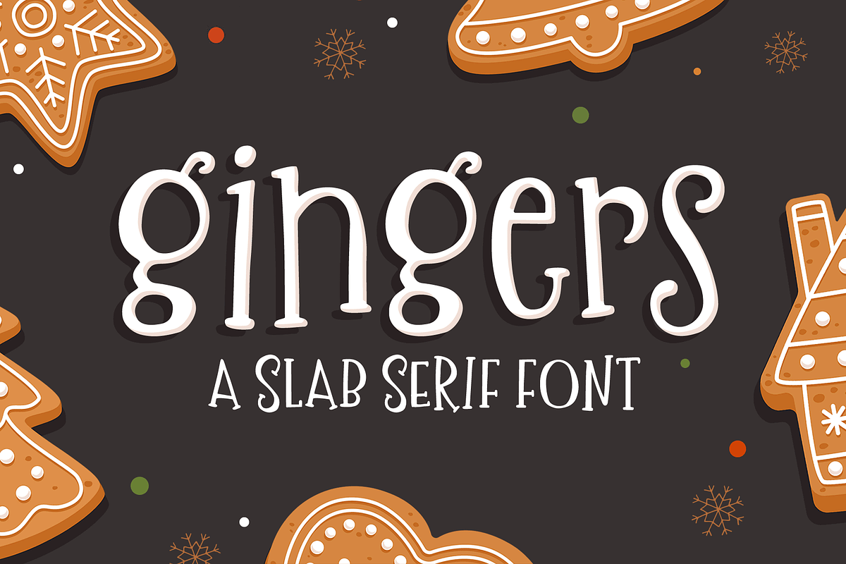 Gingers Slab Serif Font in Slab Serif Fonts - product preview 8