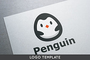 Baby Penguin Logo Template