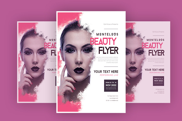 BEAUTY FLYER in Flyer Templates - product preview 1