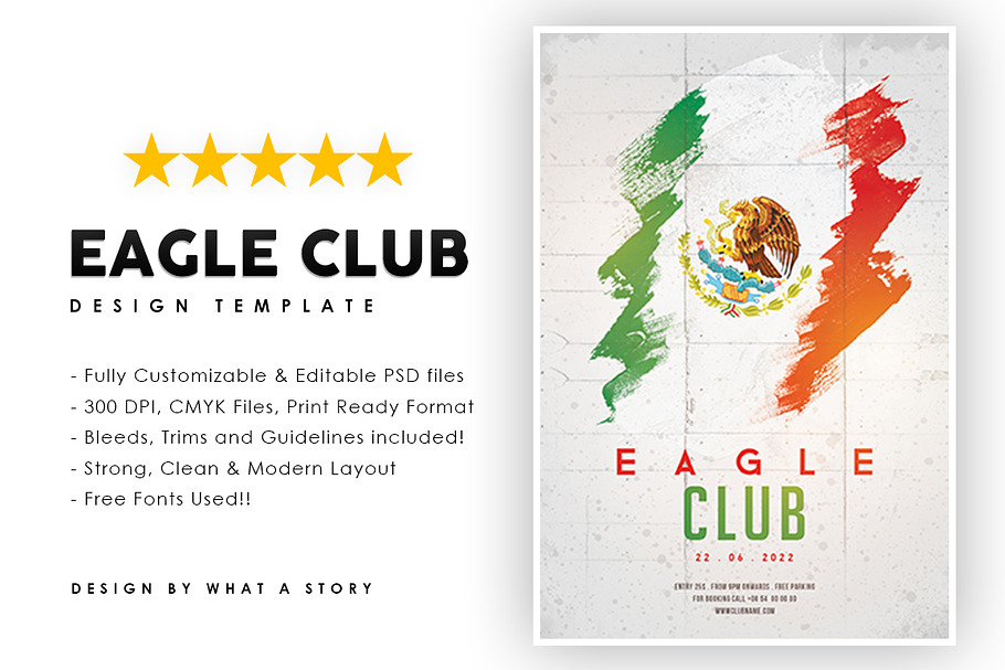EAGLE CLUB in Flyer Templates - product preview 8