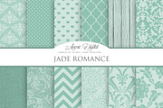 Jade Wedding Digital Papers