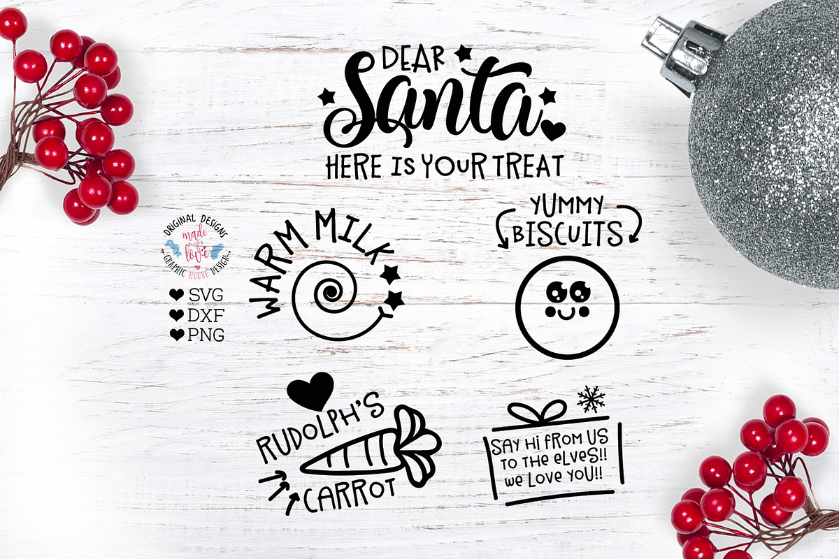 Santa Tray Cut File in Illustrations - product preview 8