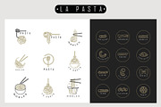 La Pasta logo elements