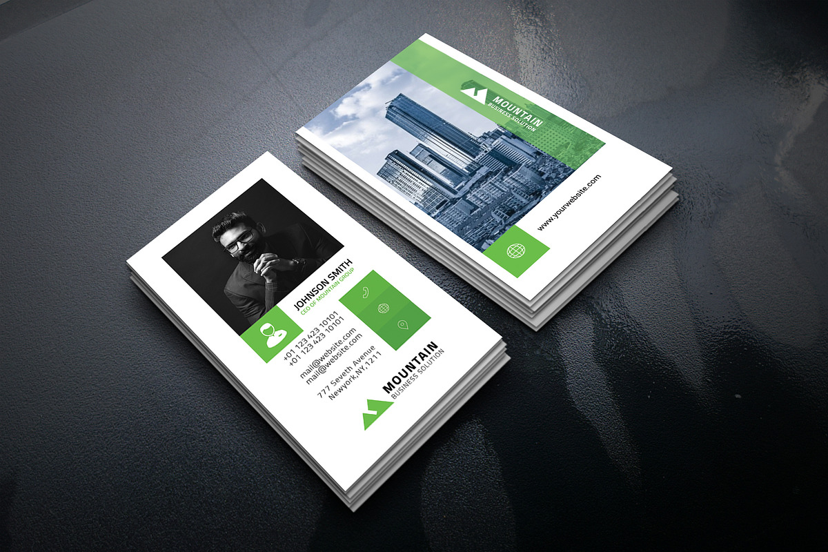 Business Consulting Business Card in Business Card Templates - product preview 8