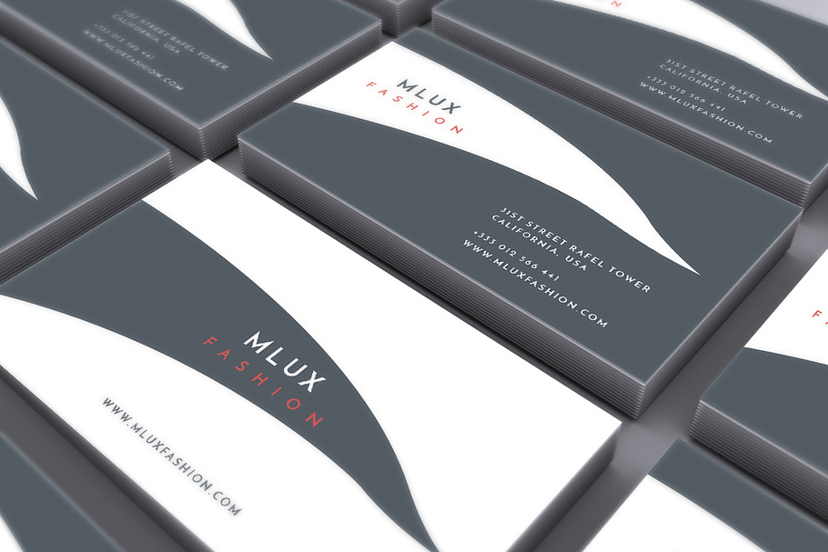 Fashion- Business Card in Business Card Templates - product preview 8