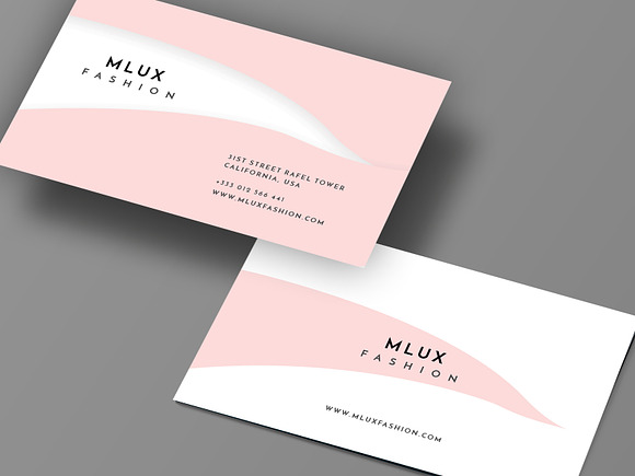 Fashion- Business Card in Business Card Templates - product preview 1