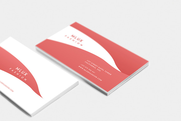 Fashion- Business Card in Business Card Templates - product preview 3