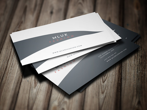 Fashion- Business Card in Business Card Templates - product preview 4