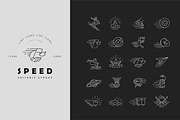 Speed icons & logos