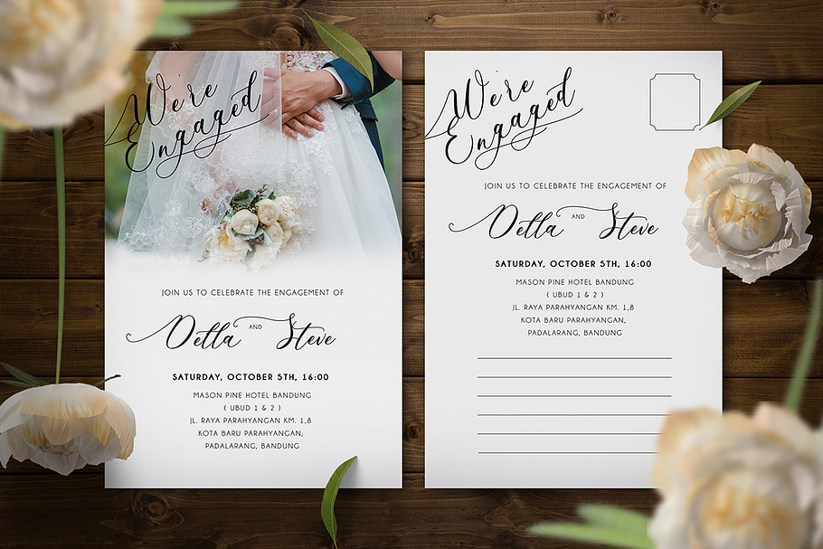 Save the Date Wedding Invitation in Wedding Templates - product preview 8