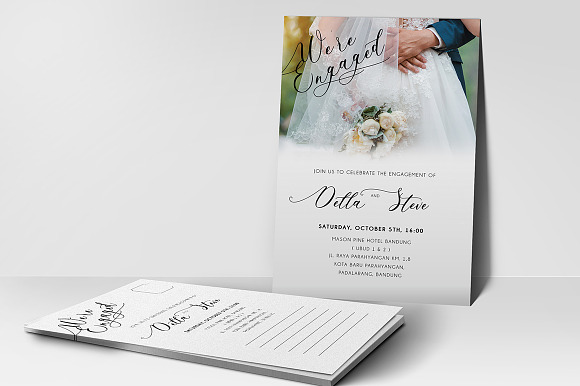 Save the Date Wedding Invitation in Wedding Templates - product preview 1