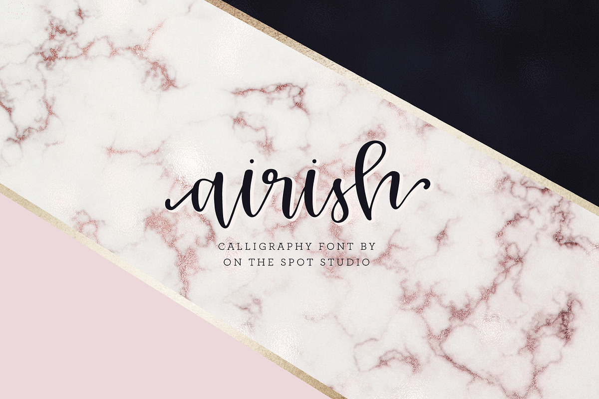 Airish in Script Fonts - product preview 8