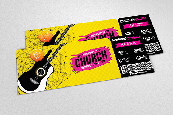 Church Fundraising Concert Templates in Card Templates - product preview 1