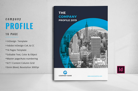 Company Profile in Brochure Templates - product preview 11