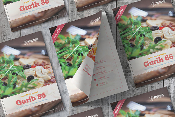 Gurih 86 Cookbook PSD in Magazine Templates - product preview 2