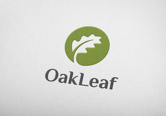 Oak Leaf Logo in Logo Templates - product preview 4
