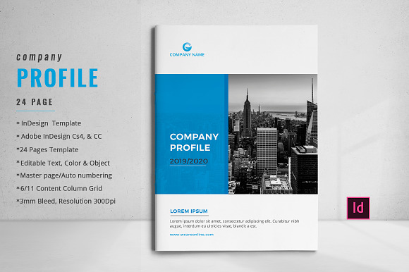 Company Profile in Brochure Templates - product preview 16