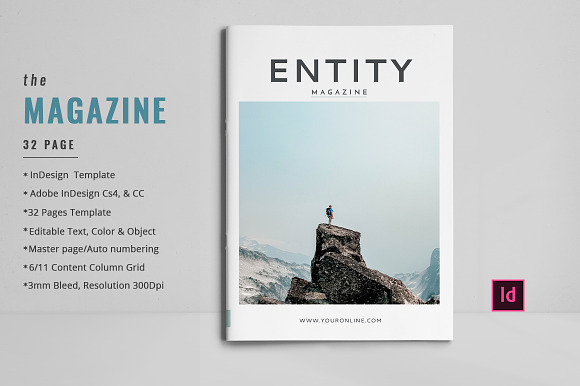 Entity Magazine in Magazine Templates - product preview 21