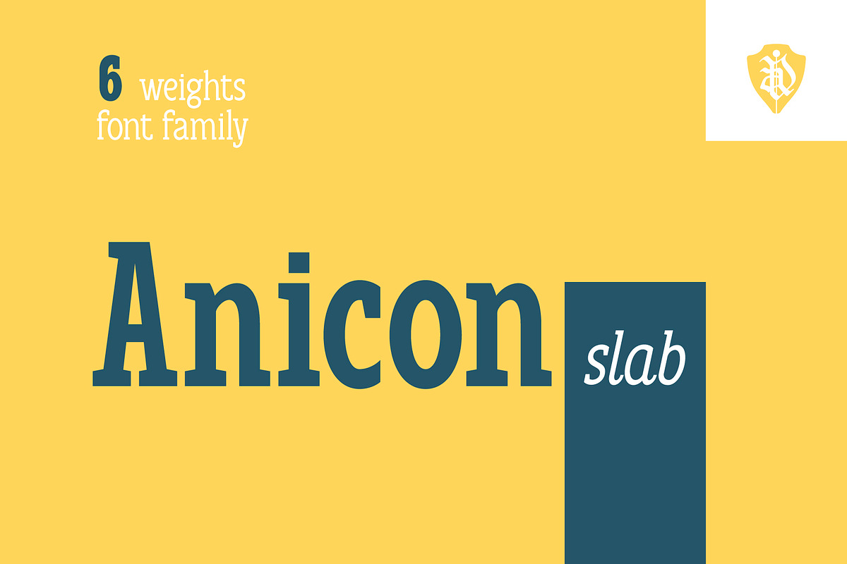 Anicon Slab in Slab Serif Fonts - product preview 8